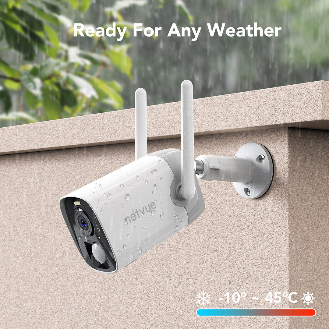 NETVUE Outdoor Security Camera, 1080P 2.4G WiFi Home Video Camera, Color  Night Vision, Motion Detection, Two-Way Audio, Siren Alarm, Spotlight  Camera